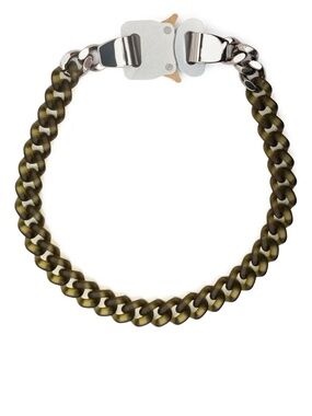 1017 ALYX 9SM seat-belt choker necklace - Military Green
